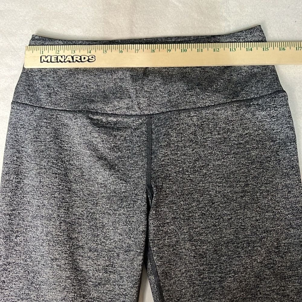Victorias Secret Sport Cropped Leggings Womens Size Large Grey Drawstring Pocket - Picture 7 of 8